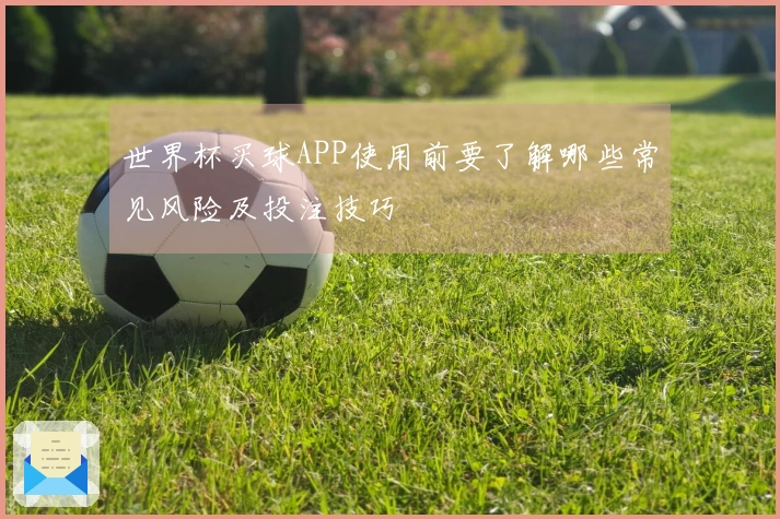 世界杯买球APP使用前要了解哪些常见风险及投注技巧