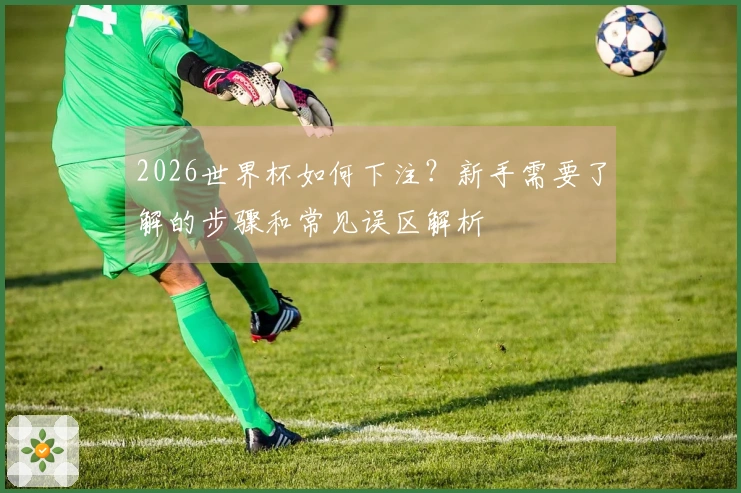 2026世界杯如何下注？新手需要了解的步骤和常见误区解析